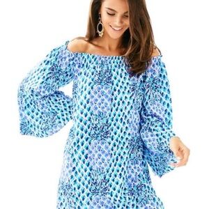 Lilly Pulitzer Nevvie Off-Shoulder Dress